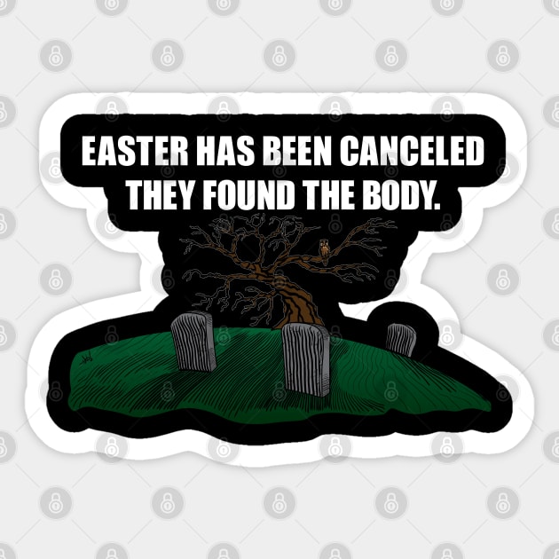 Easter Canceled Sticker by Lor